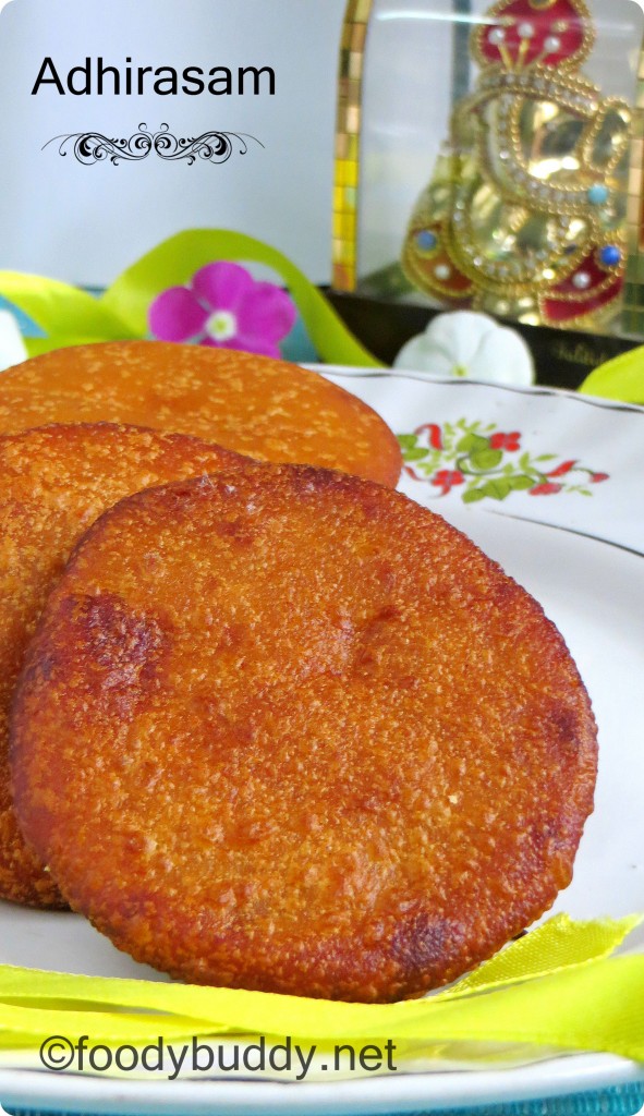 adhirasam recipe using jaggery