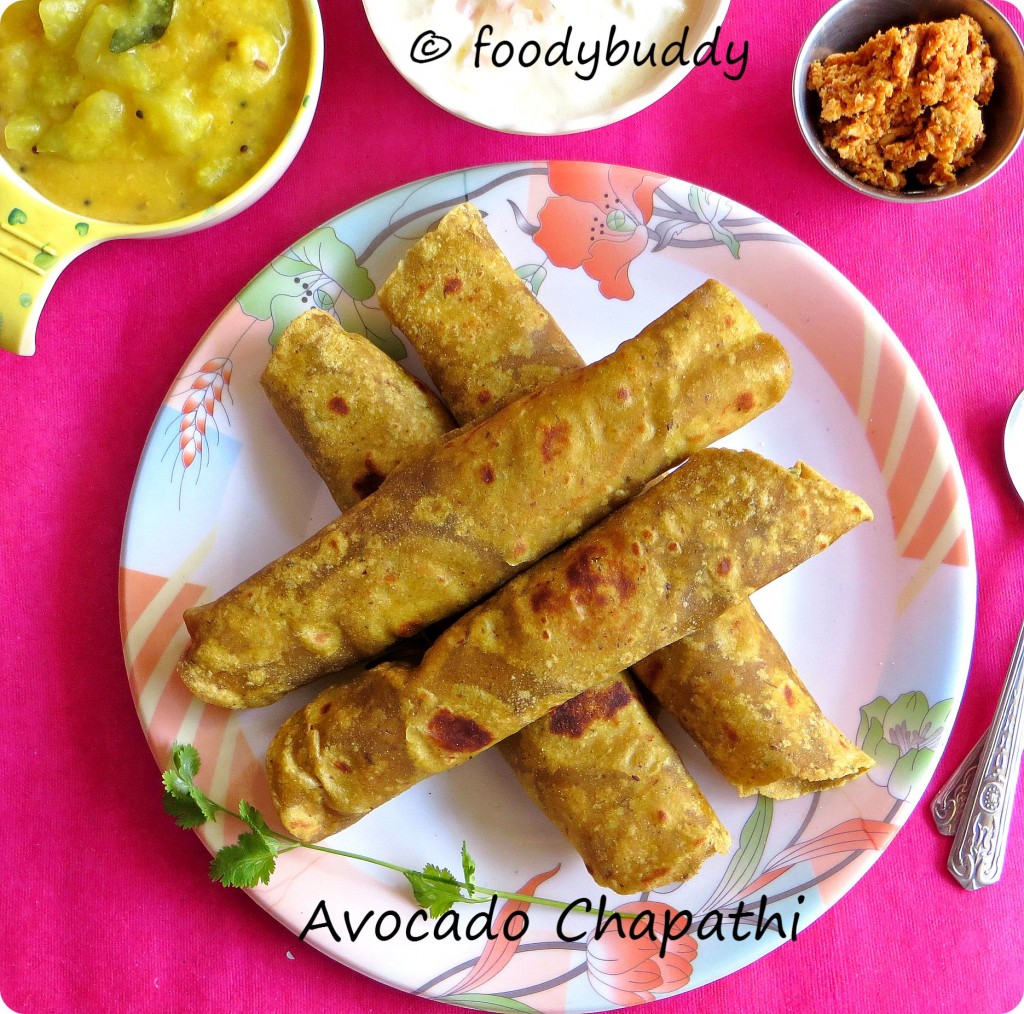 Avocado flax seed chapathi Recipe