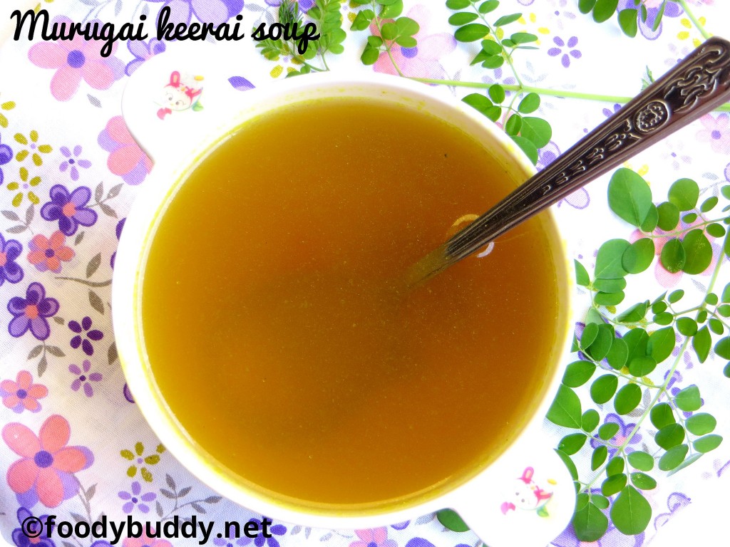 DRUMSTICK LEAVES SOUP RECIPE