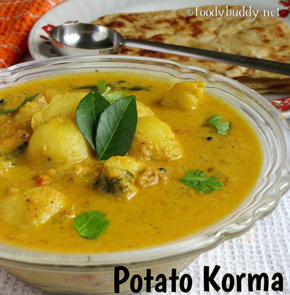 potato kurma recipe for chapathi (restaurant style)