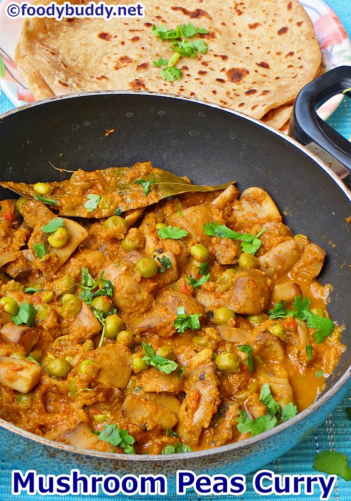 mushroom peas curry