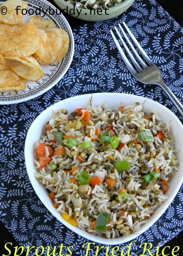 sprouts vegetable fried rice