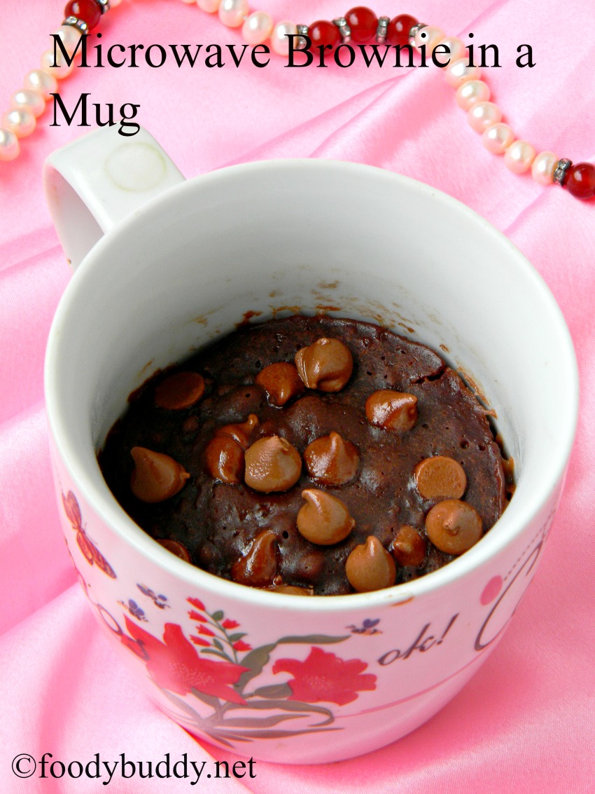 microwave mug brownie recipe
